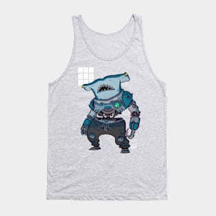 moreau-bot hammer head Tank Top